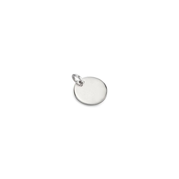 Round Silver Pendant for Engraving 12mm