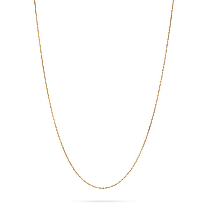 Yellow Gold Filled 0.75mm Wheat Chain