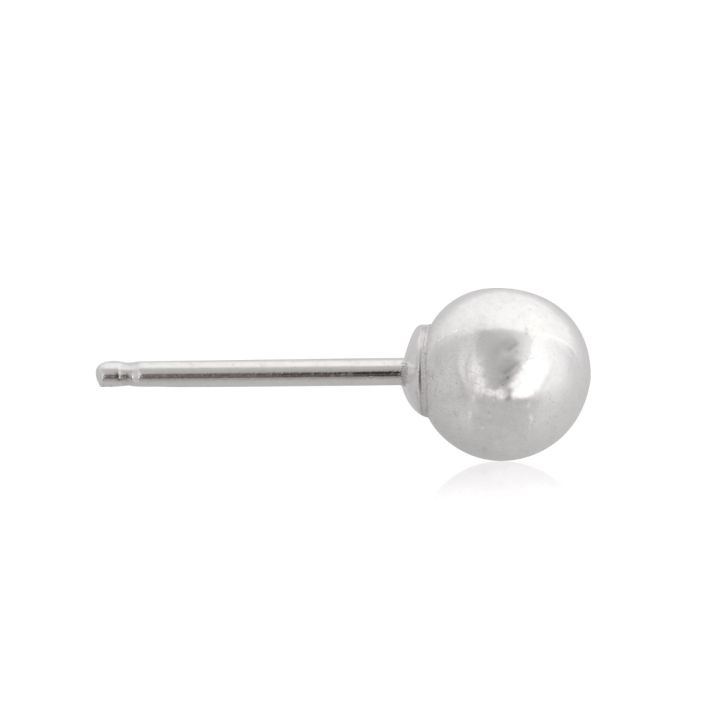 Sterling Silver 4mm Ball Earring