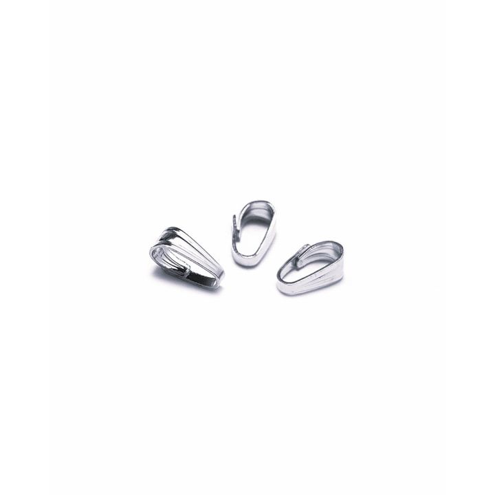  925 Sterling Silver Locket Bail Pendant Holder 6mm