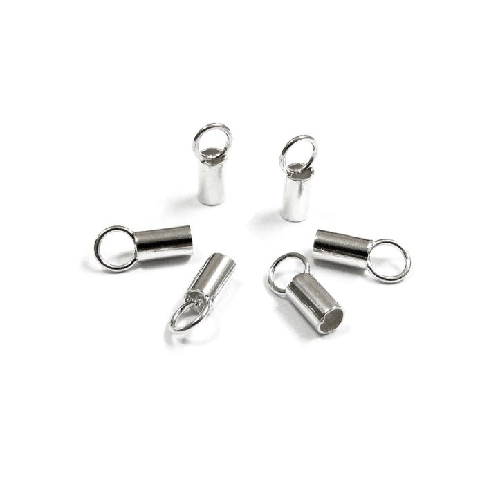 Sterling Silver 1.8/5mm End Caps