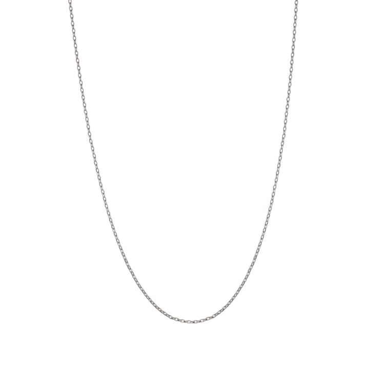 925 Sterling Silver Oval Link Chain 1mm