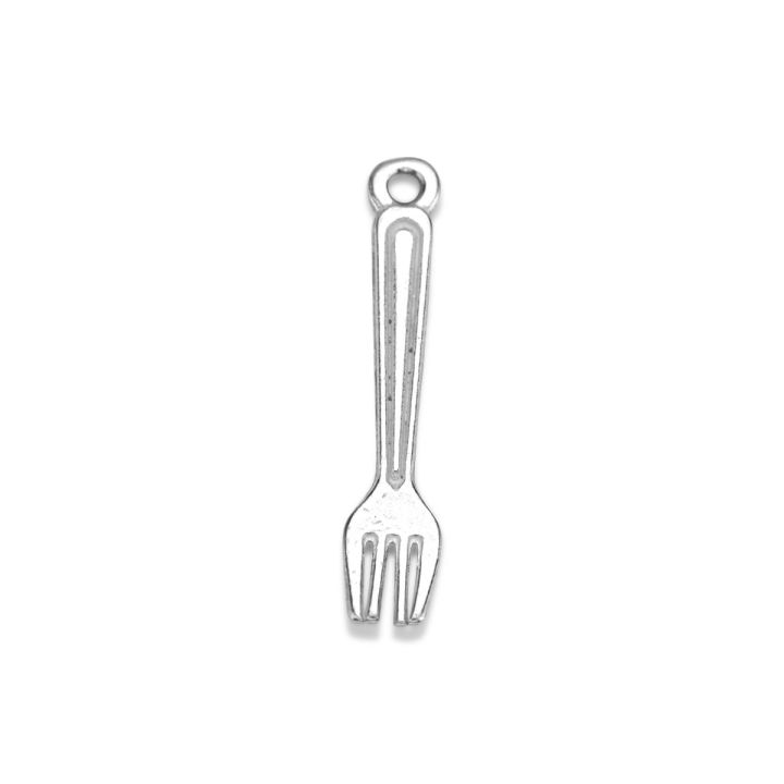Sterling Silver Fork Pendant