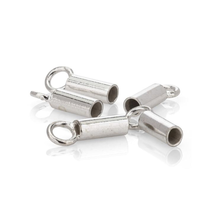 925 Sterling Silver End Caps 0.9 X 5mm