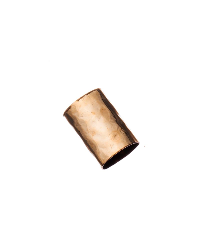 Yellow Gold Filled Hammered Tube 7/10mm