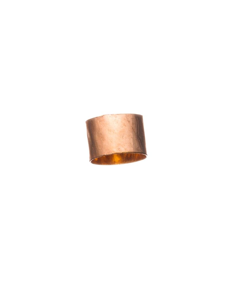 Rose Gold Filled Hammered Tube 7/5mm