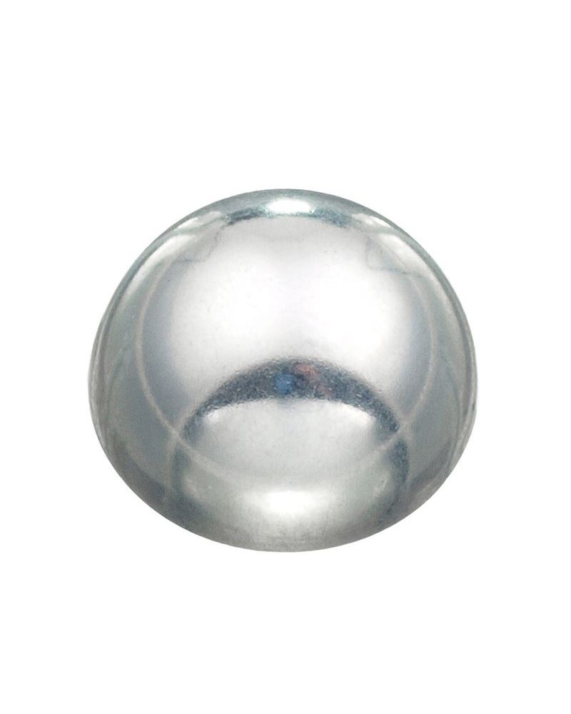 925 Sterling Silver Half Ball 18mm