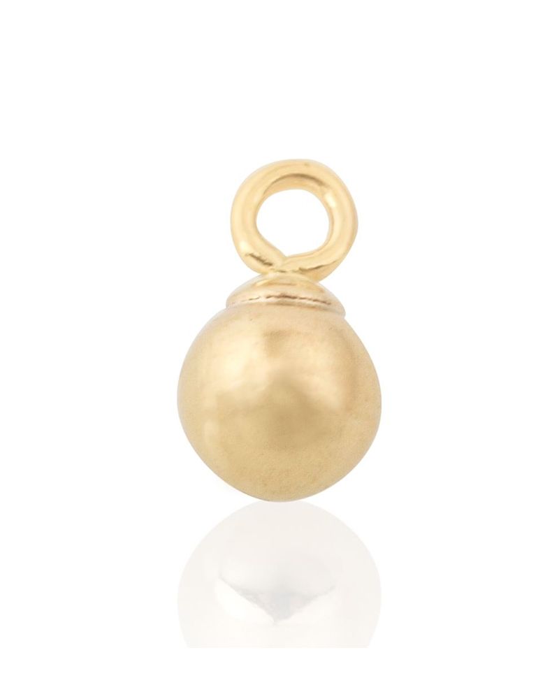 Yellow Gold Filled Ball Pendant 4mm