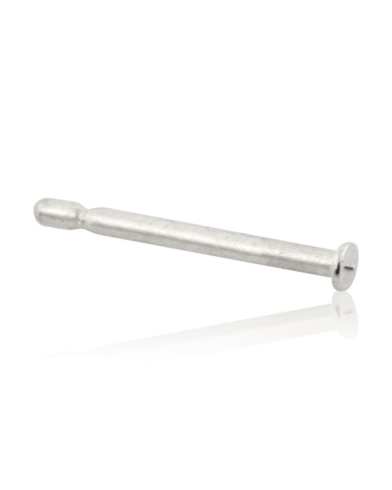 925 Sterling Silver 0.9mm Single Notch Post with Small Pad