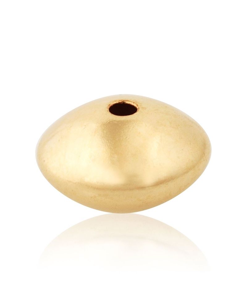 Yellow Gold Filled Flat Bead 3mm