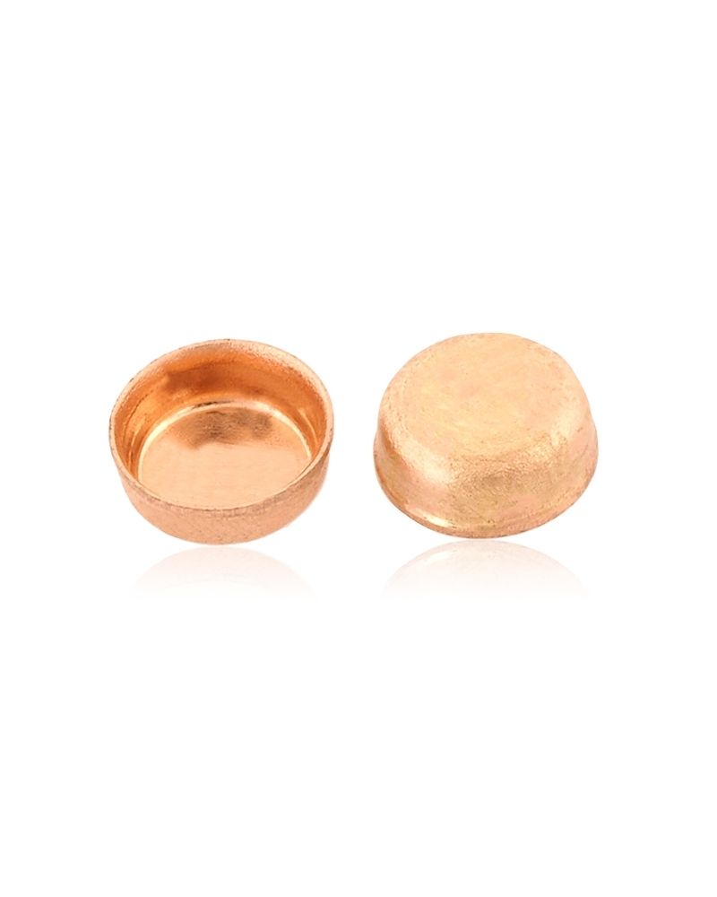 14K Rose Gold Bezel Cup 3mm