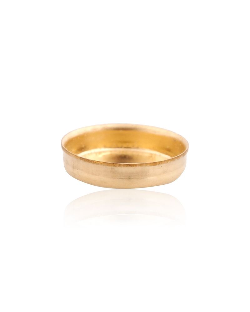 Yellow Gold Filled Bezel Cup 8mm