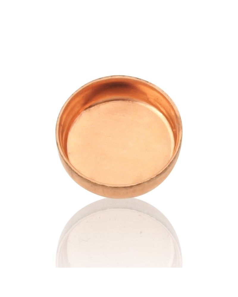 Rose Gold Filled Bezel Cup 5mm