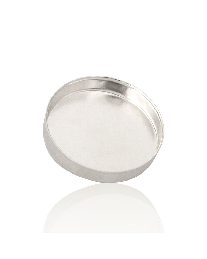 925 Sterling Silver Bezel Cup 16mm