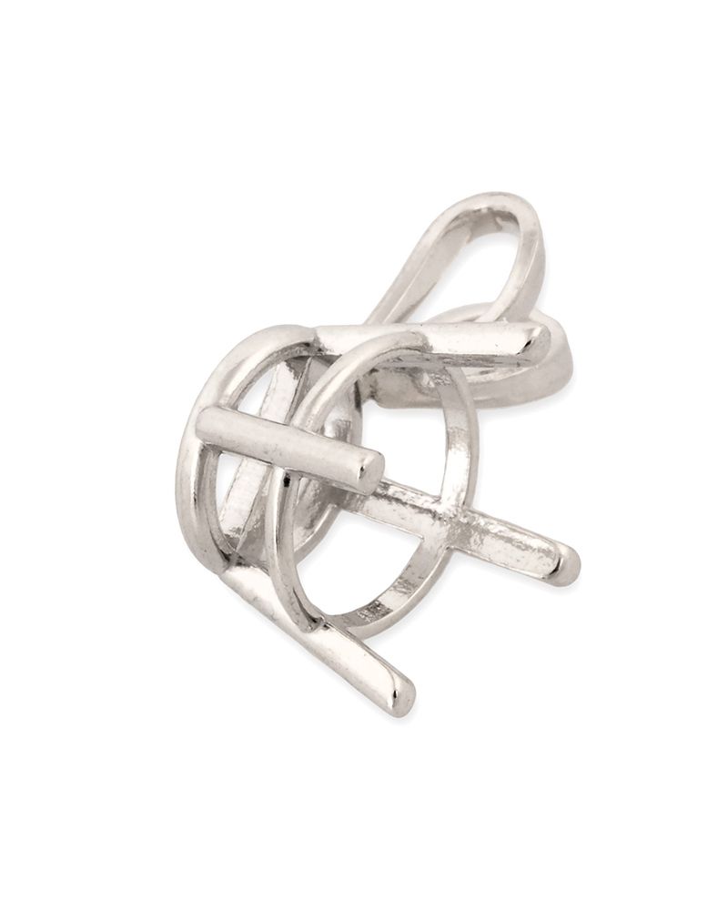 14K White Gold 4-Prong Basket 1Ct (6.5mm) (074Drb73600075)