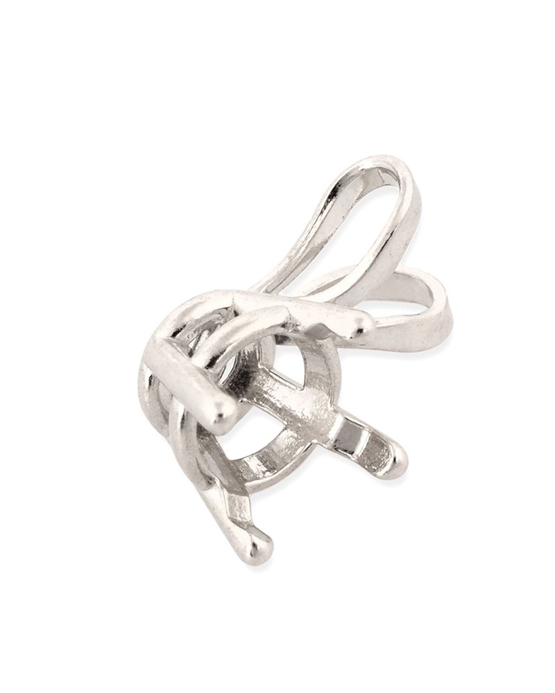 14K White Gold Basket Pendant 50Pt (074Drb73460075)