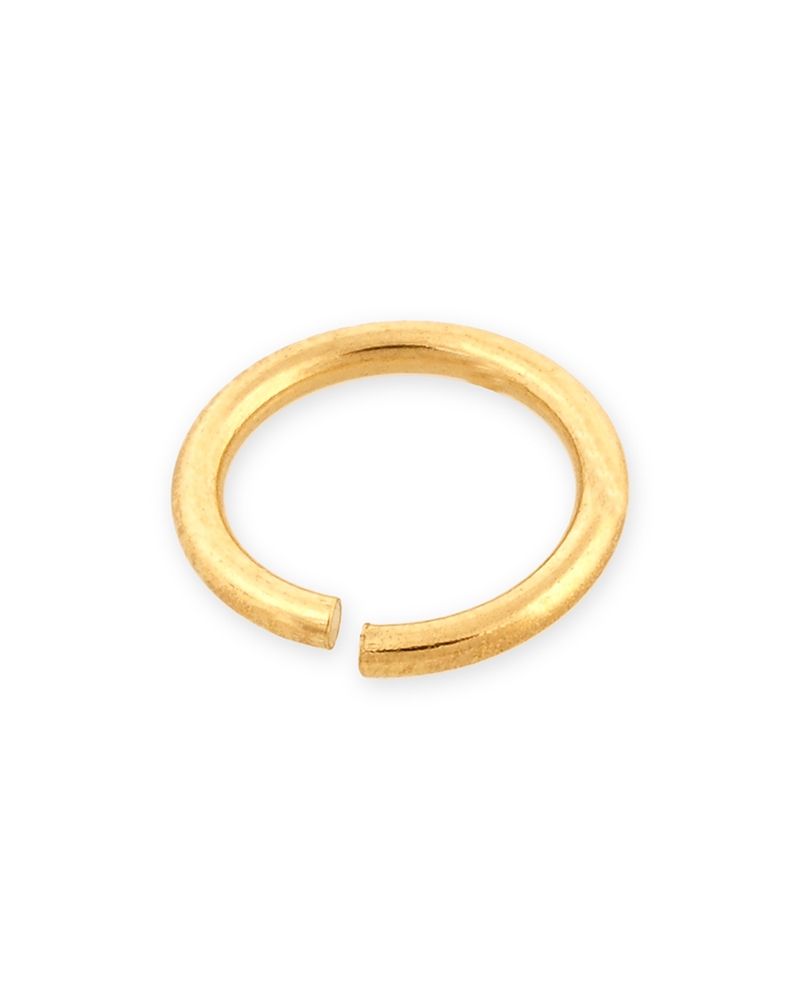 Yellow Gold Filled Open Jump Ring 0.8X4.5mm
