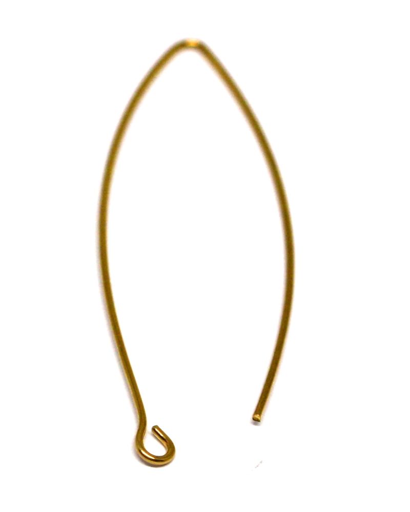 Yellow Gold-Filled Large Ear Wire