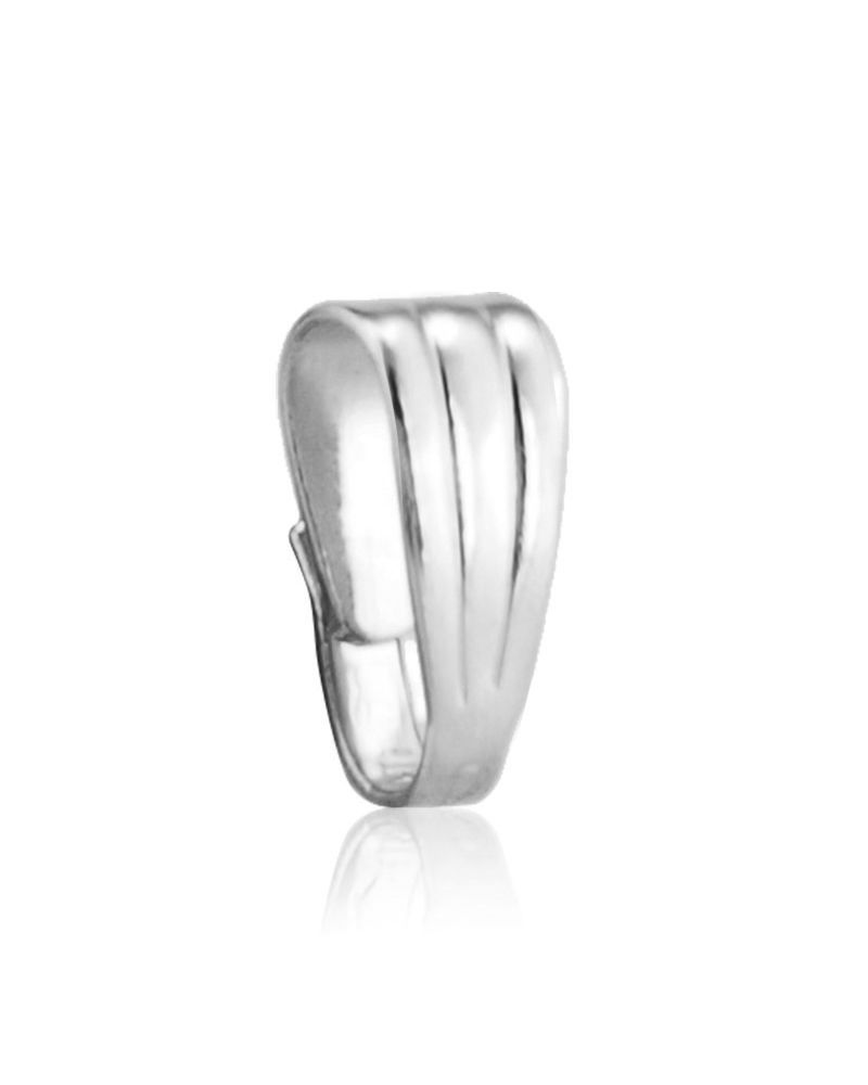  925 Sterling Silver Locket Bail Pendant Holder 5X2mm