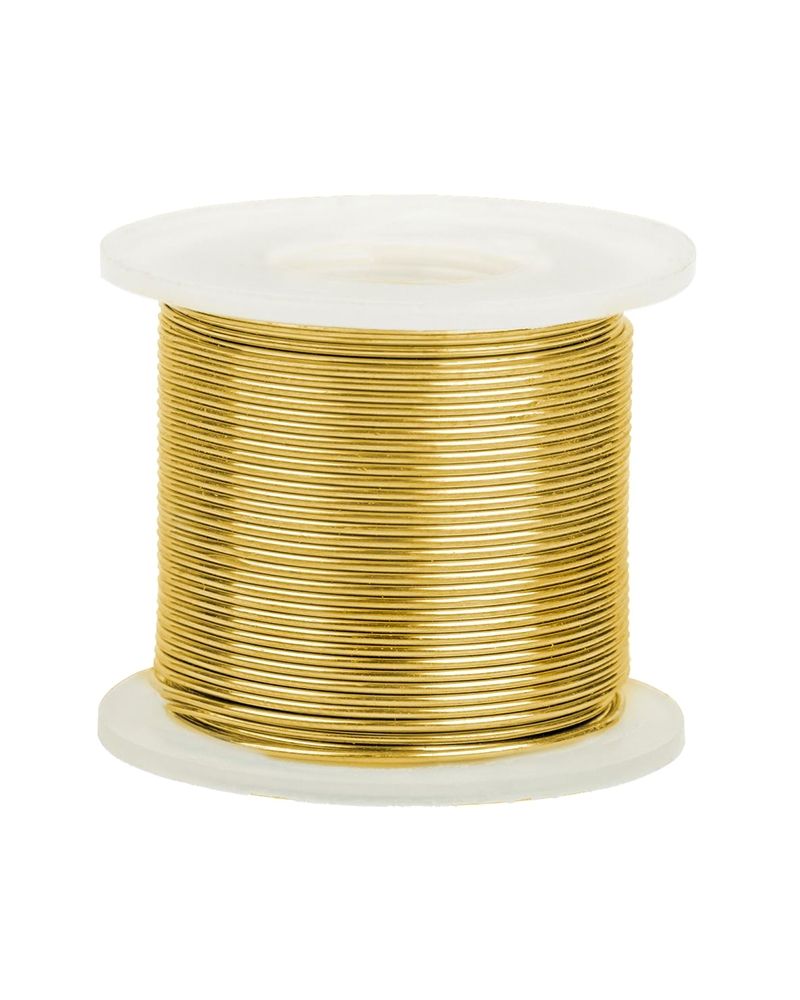Yellow Gold-Filled Round Wire 3mm/9 Gauge