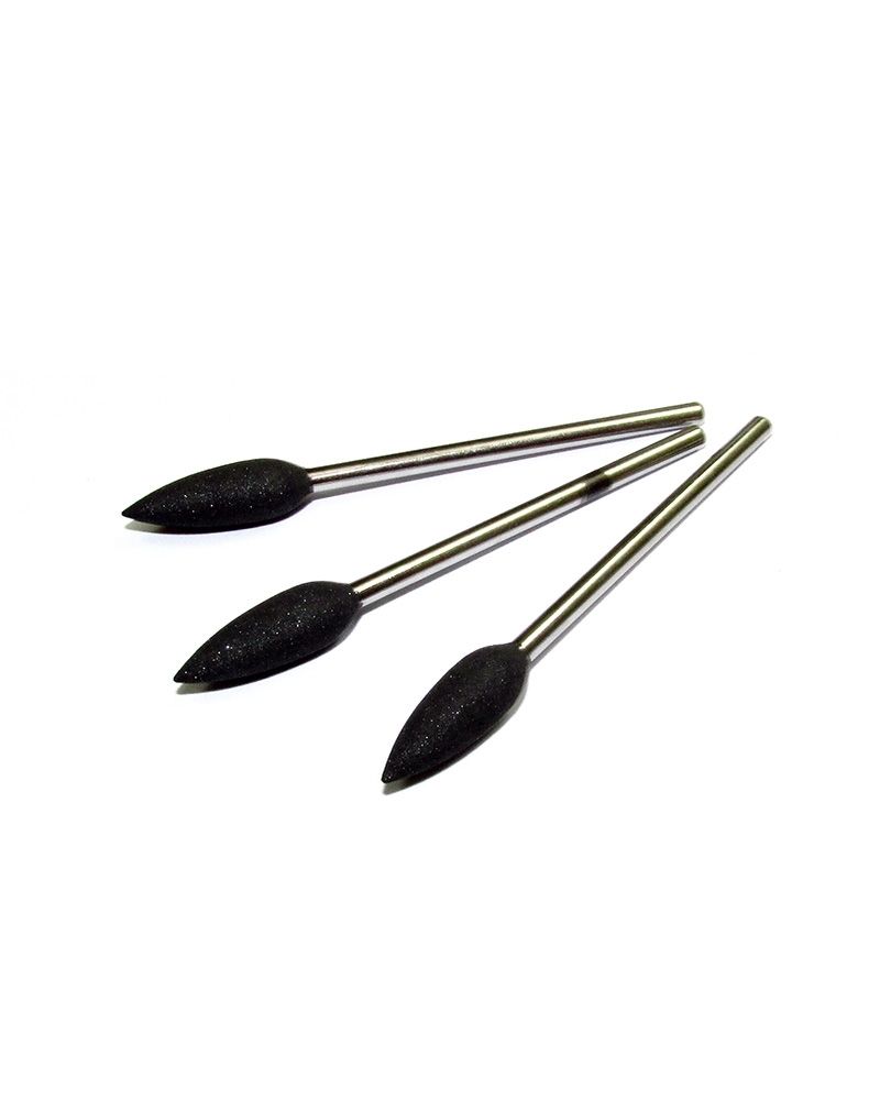 Rubber Burrs On Shank- Fine