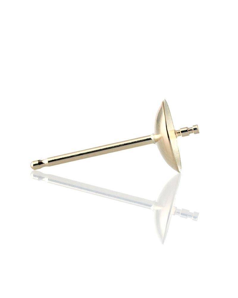 14K Yellow Gold Pearl Stud 5mm