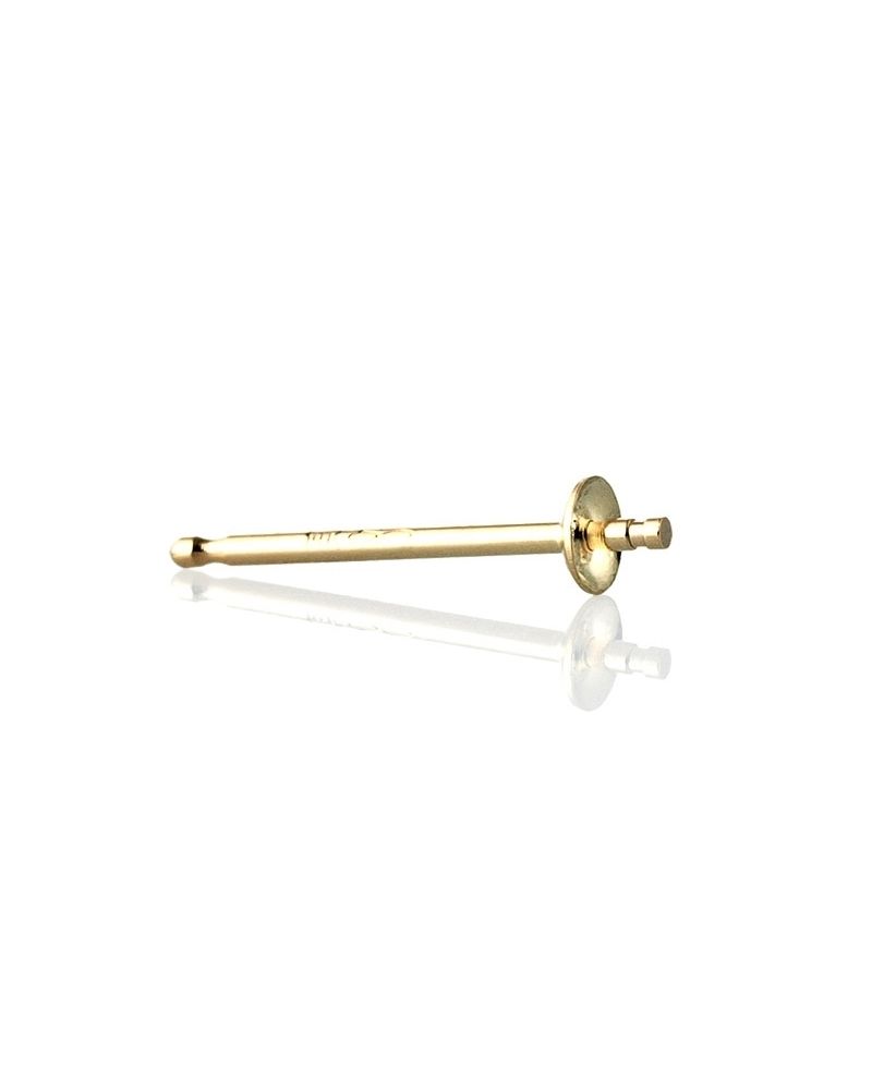 18K Yellow Gold Pearl Stud 2.25mm