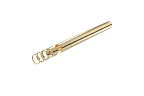 14K Yellow Gold Round Tube 2mm
