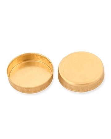 9K Yellow Gold Round Bezel Cup 5mm