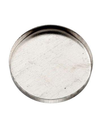 925 Sterling Silver Bezel Cup 24mm