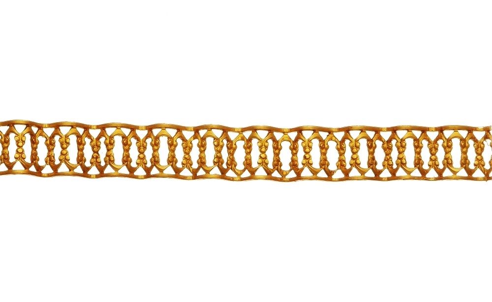 Brass Gallery Ribbon 3369