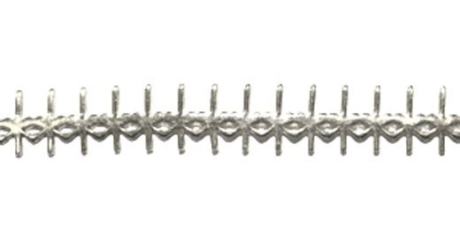 935 Silver Decorative Gallery Bezel Wire Strip 1851