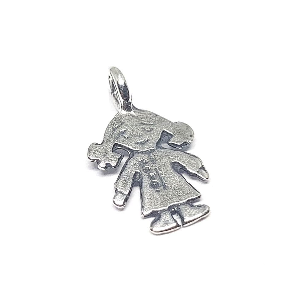 925 Sterling Silver Girl Pendant