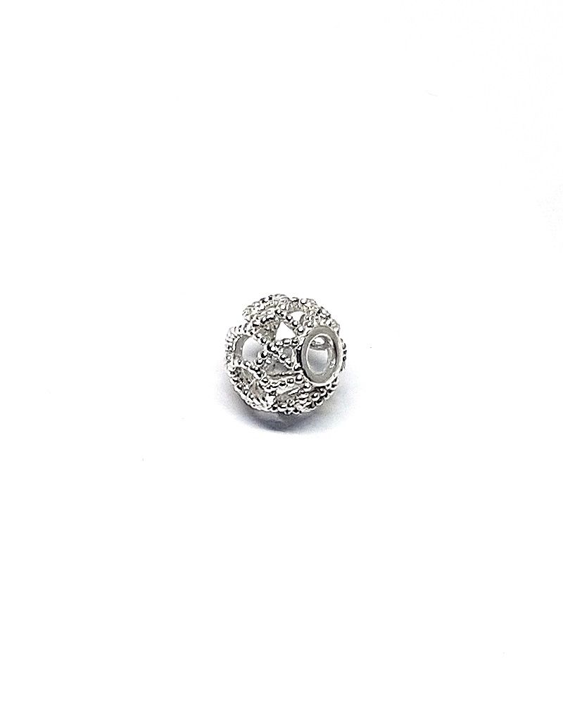 Sterling Silver 8mm Tissue Ball