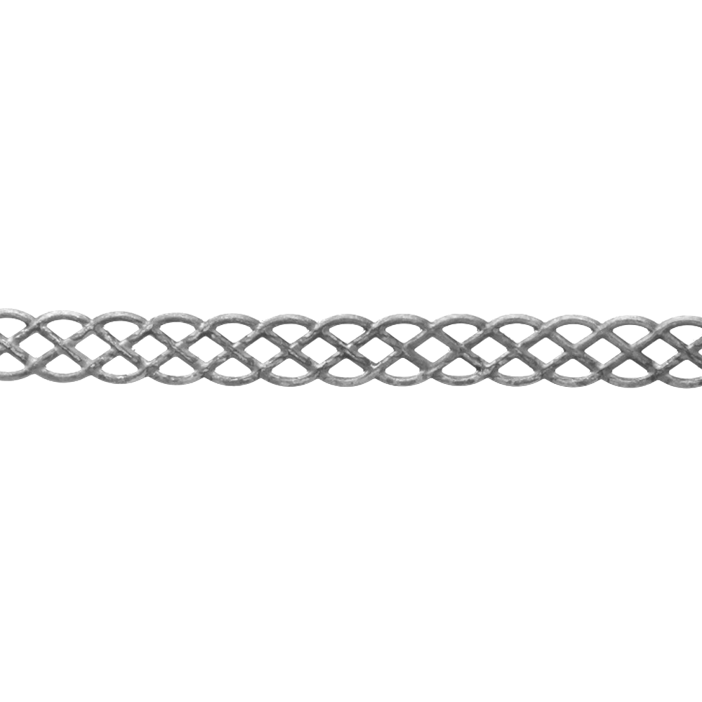 935 Silver Gallery Wire Fancy Pattern Strip 3104