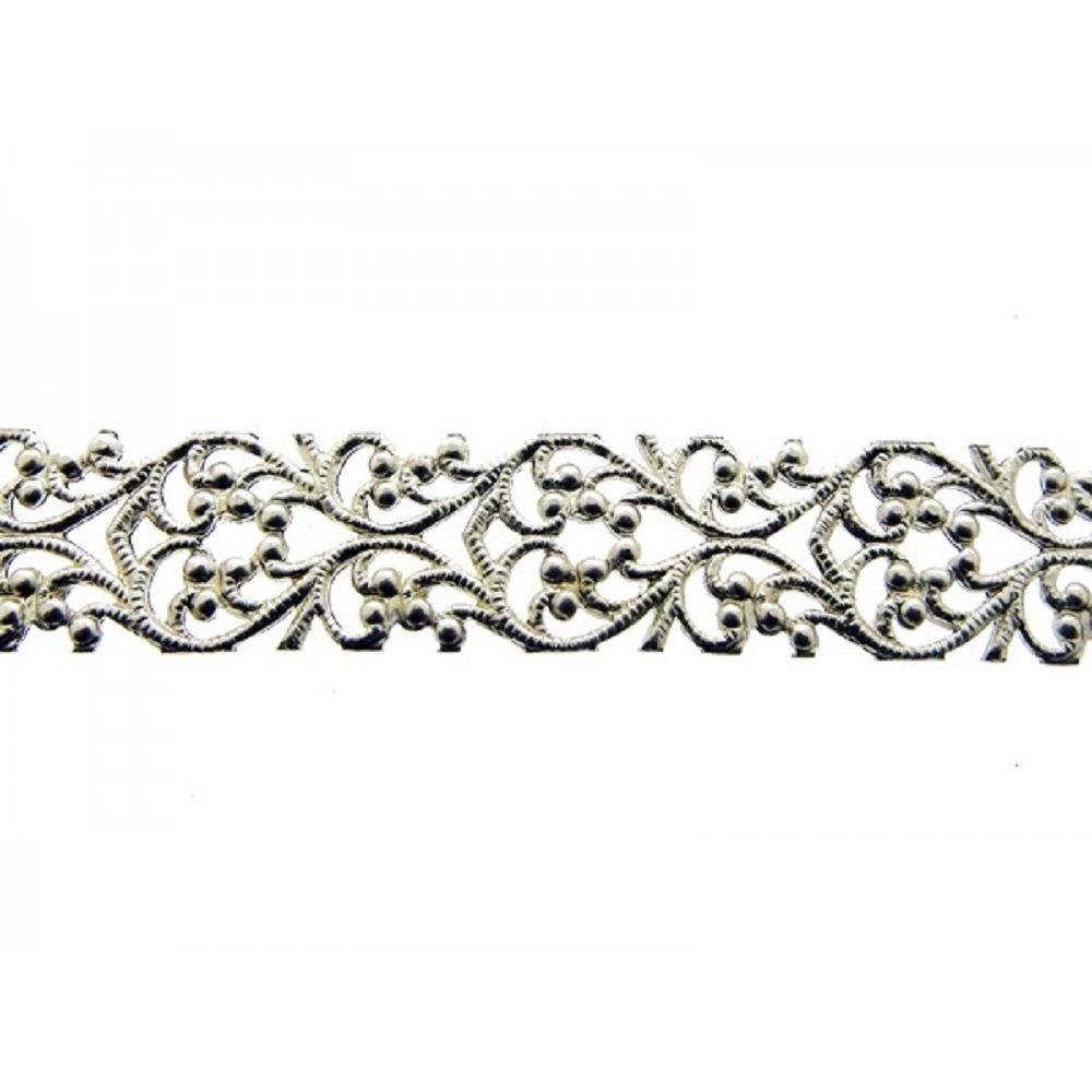 935 Silver Gallery Pattern Strip 3248