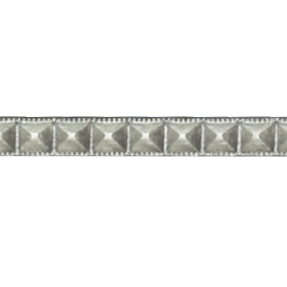 935 Silver Gallery Pattern Fancy Bezel Wire Strip 3062