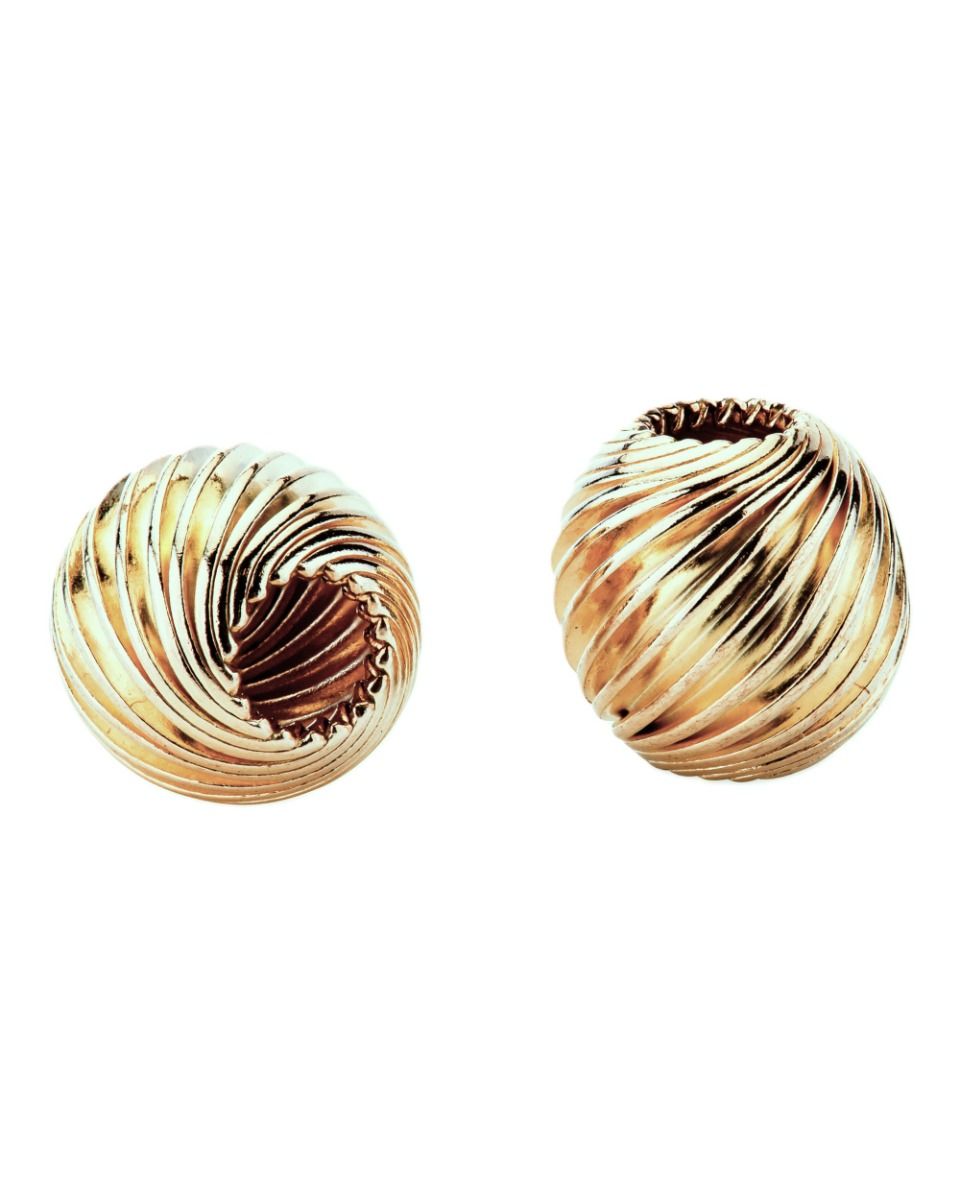 Gold Filled Roundel Corrugated Bead 6mm