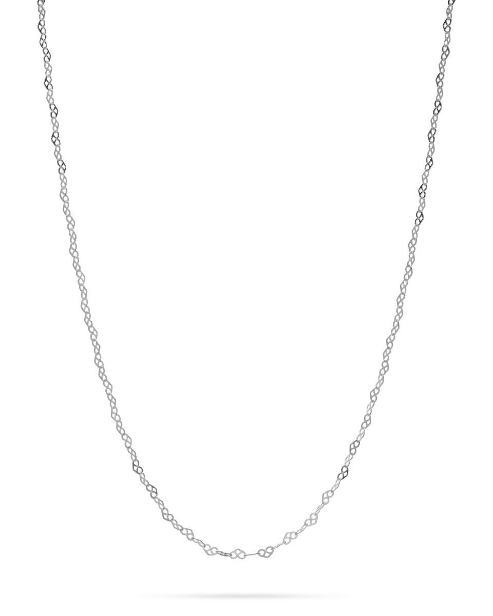 925 Sterling Silver Heart Link Chain 2.5mm