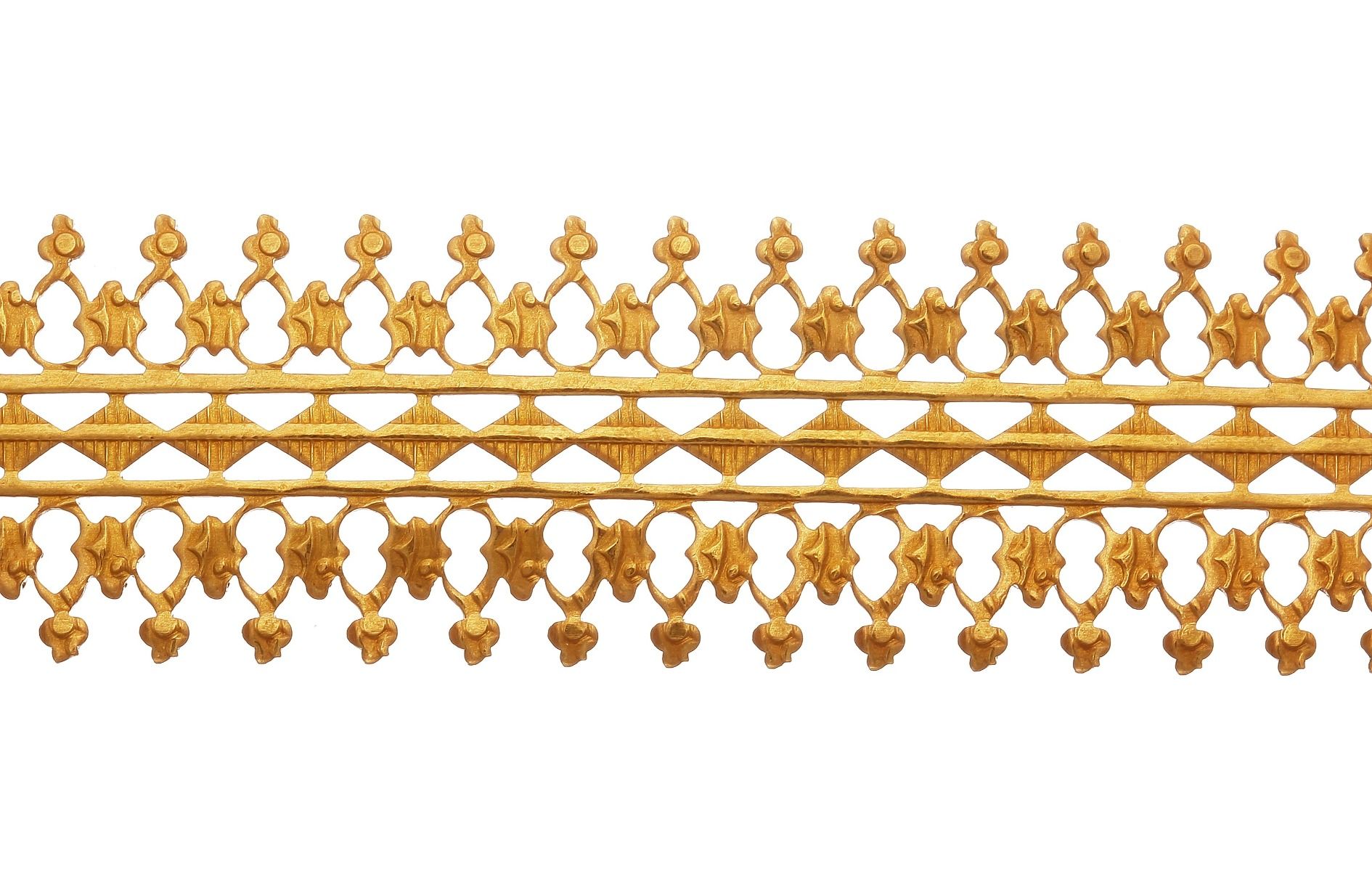 Brass Gallery Ribbon 3284