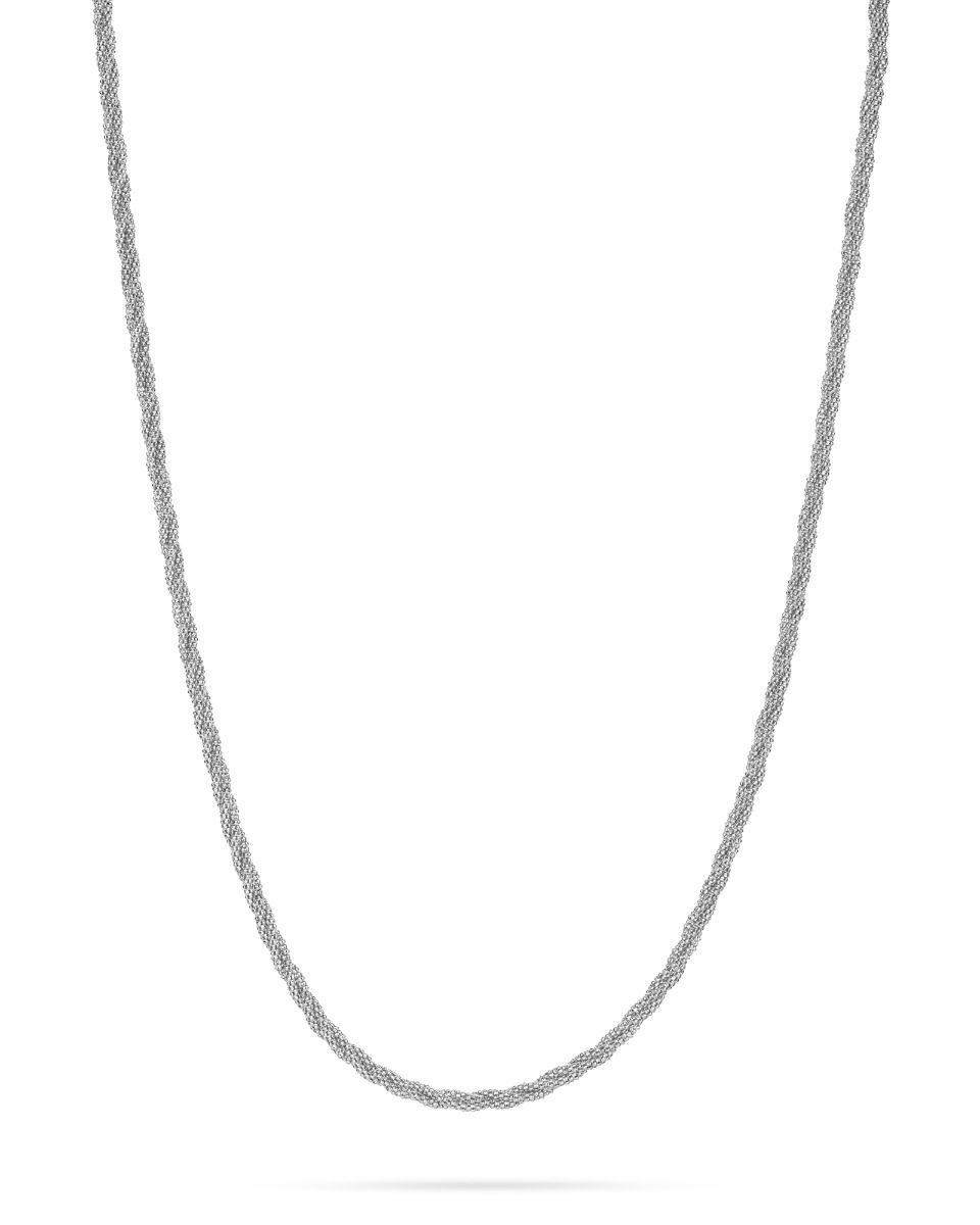 925 Sterling Silver Twisted Loose Rope Chain 2.5mm