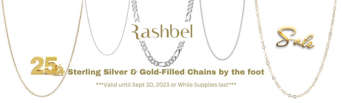 Sterling Silver & Gold-filled Chains by the foot